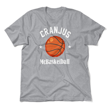 Cranjus Mcbasketball Men/Unisex T-Shirt in Athletic Heather color